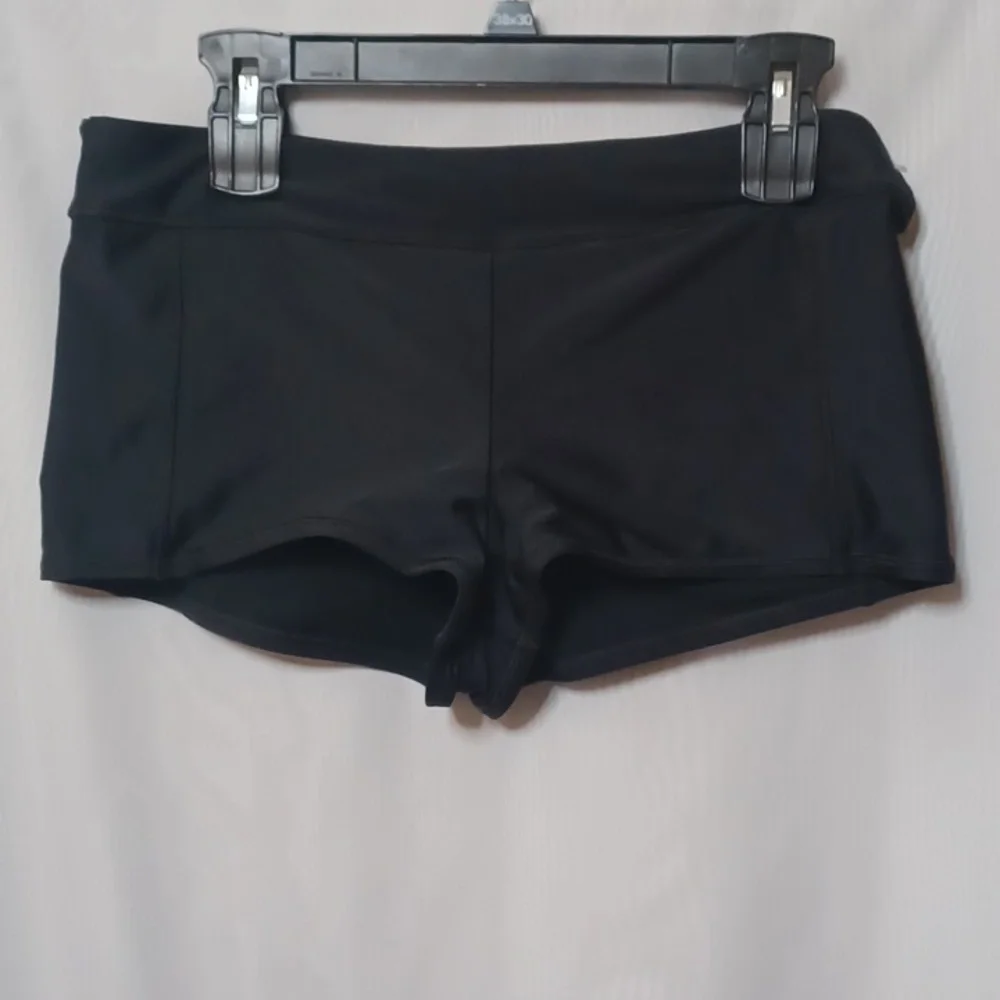 Speedo Women's Powerflex Eco Black Boyshort. Size L - Picture 6 of 14
